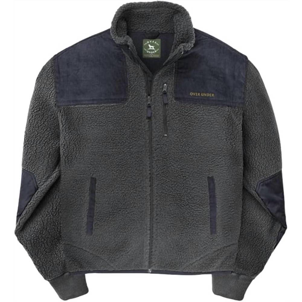 NEW OVER UNDER men's king's canyon jacket in forged iron/ carbon